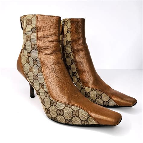 the real real gucci boots|Gucci designer ankle boots.